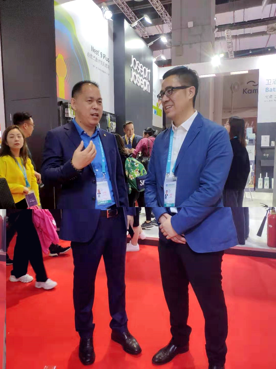 ＂合作、创新、共享＂话进博一一海洋之神HY590董事长邢志文参观进博并接受SMG记者采访